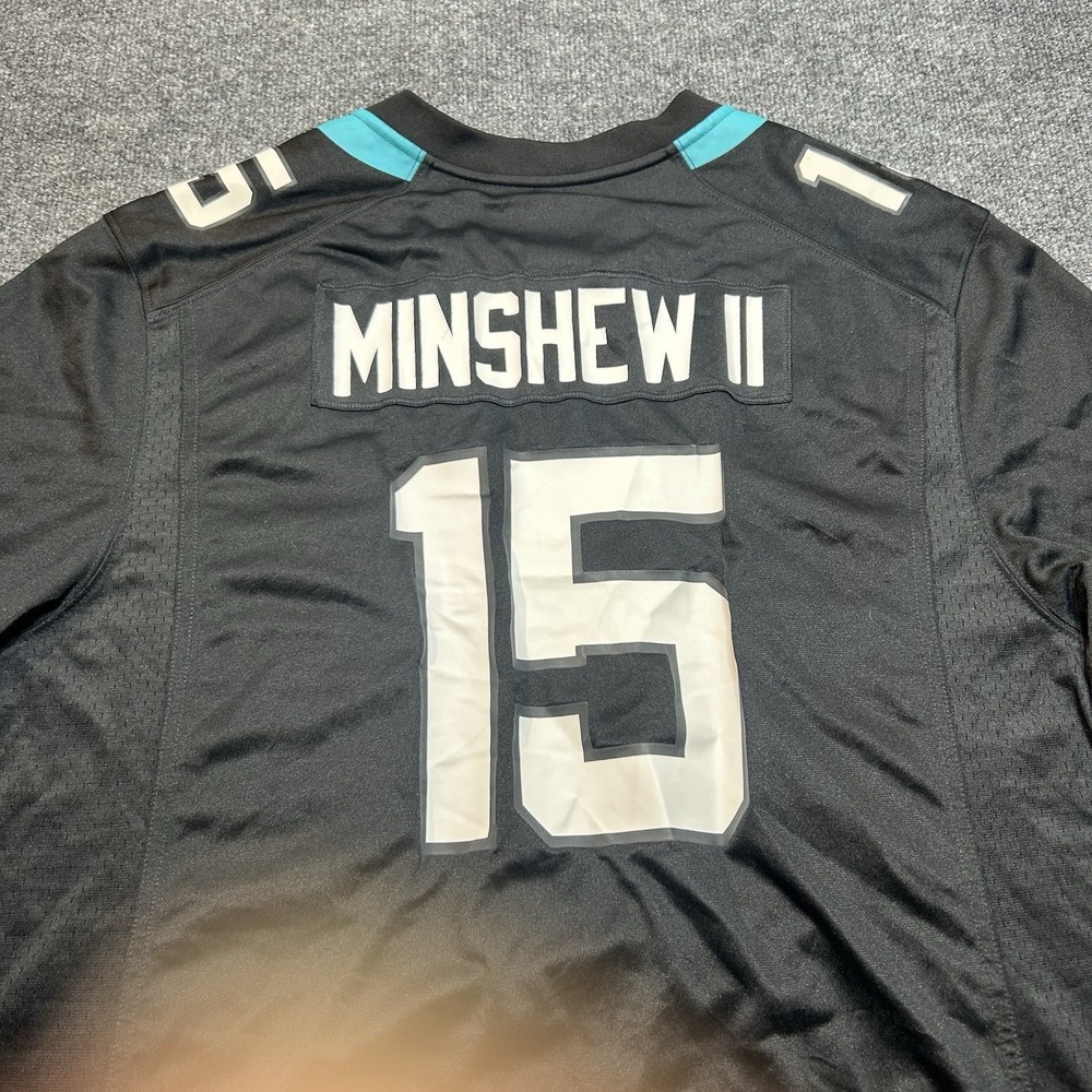 Nike Gardner Minshew Raiders #15 Jersey Black Silver Men's XXL NFL Football Play - Picture 2 of 12